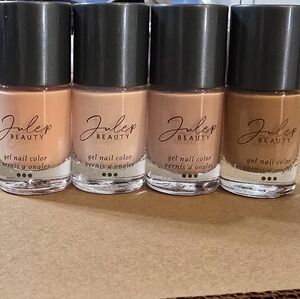 Julep Beauty Gel Nail Color Polish Set of 4 - Petal Pink, Sweet As Sugar & More